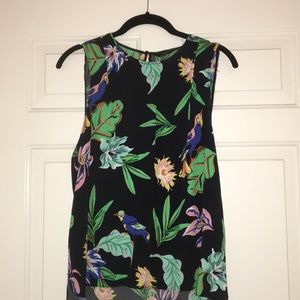 Zara SS2017 Tropical A-Line Tank XS